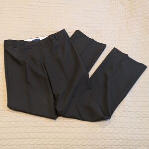 J. Crew Black Wool Blend Dress Pants